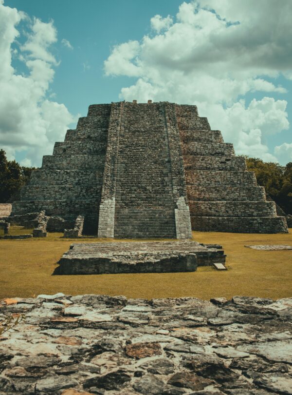Explore the ancient Mayan pyramid in Mérida, showcasing cultural heritage.